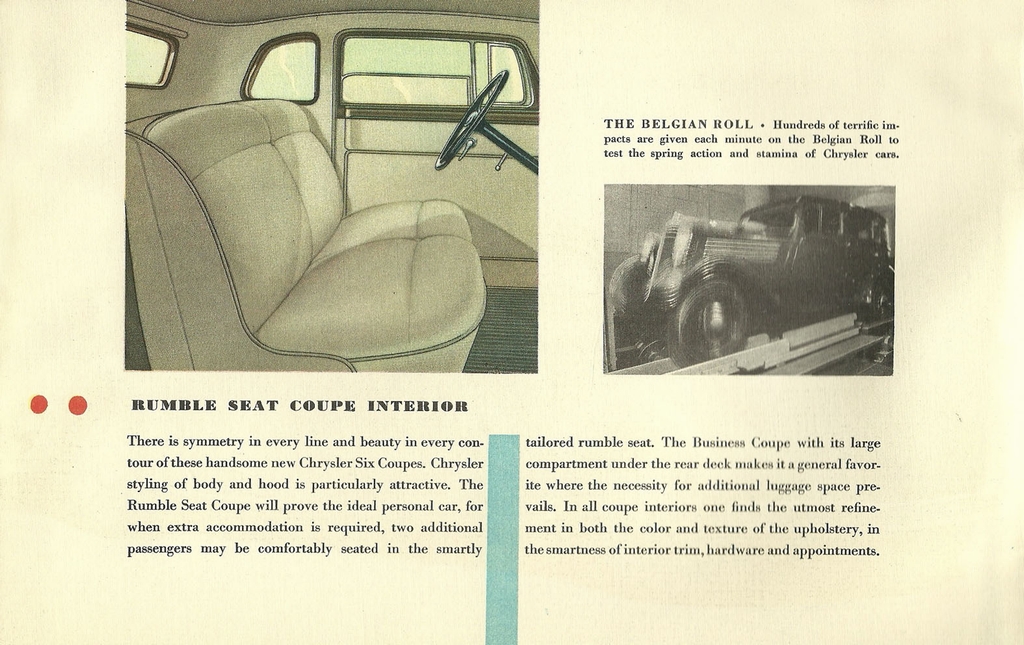 1934 Chrysler Six Brochure Page 20
